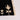 NARGIS TABLE MAT - BLACK WITH CREAM (SET OF 2)