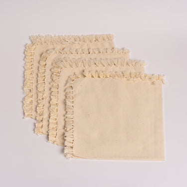 KAPAS NAPKIN - CREAM (SET OF 4)