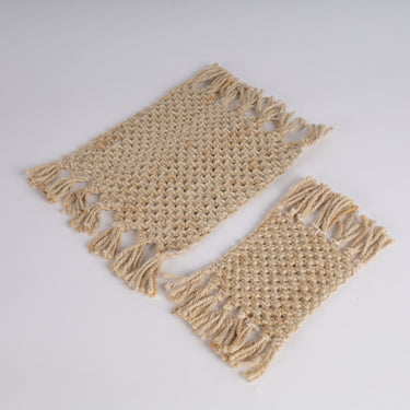 ATSI RECTANGULAR TRIVET - CREAM (SET OF 2)