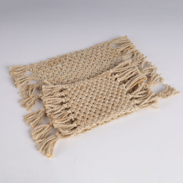 ATSI RECTANGULAR TRIVET - CREAM (SET OF 2)