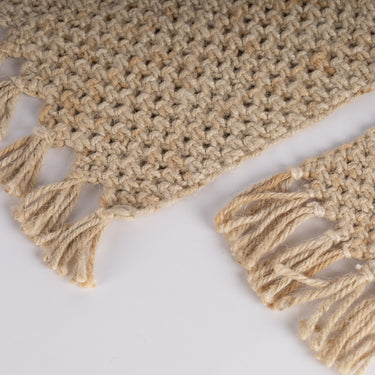 ATSI RECTANGULAR TRIVET - CREAM (SET OF 2)